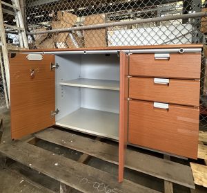 Wooden Credenza (inside cabinet)